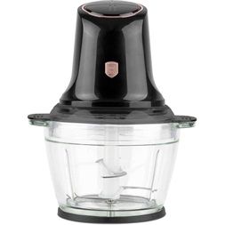 Berlinger Haus BH/9575 1L fekete- rózsaarany üvegtálas többfunkciós chopper aprító