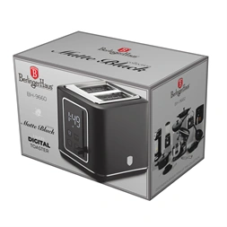 Berlinger Haus BH/9660 fekete digitális 2 szeletes kenyérpirító