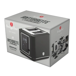 Berlinger Haus BH/9666 matt antracit digitális 2 szeletes kenyérpirító