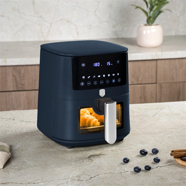 Berlinger Haus BH/9729 matt kék 5L forrólevegős sütő