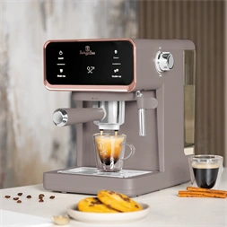 Berlinger Haus BH/9846 3in1 matt taupe digitális espresso kávéfőző