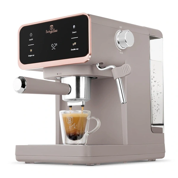 Berlinger Haus BH/9846 3in1 matt taupe digitális espresso kávéfőző