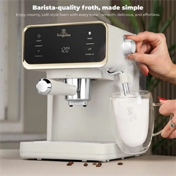 Berlinger Haus BH/9847 3in1 matt krém digitális espresso kávéfőző