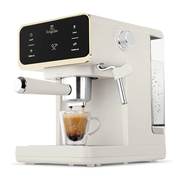 Berlinger Haus BH/9847 3in1 matt krém digitális espresso kávéfőző
