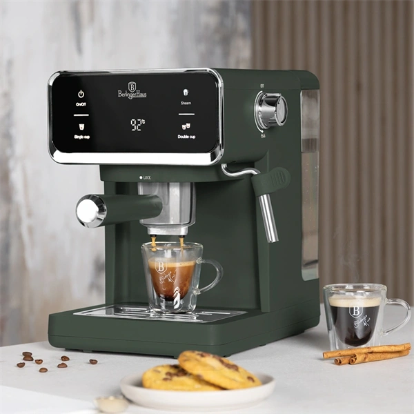Berlinger Haus BH/9850 3in1 matt zöld digitális espresso kávéfőző