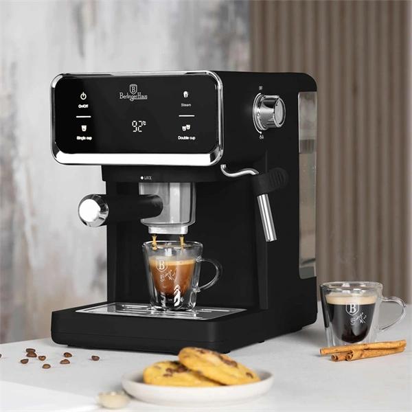 Berlinger Haus BH/9851N 3in1 matt fekete digitális espresso kávéfőző