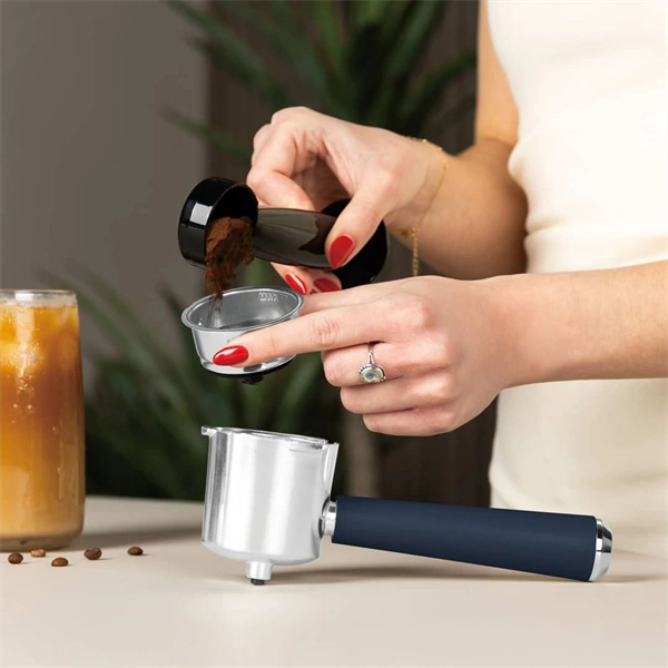 Berlinger Haus BH/9853 3in1 matt kék digitális espresso kávéfőző