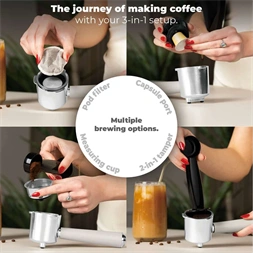 Berlinger Haus BH/9854 3in1 matt krém espresso kávéfőző