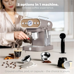 Berlinger Haus BH/9856 3in1 matt taupe espresso kávéfőző