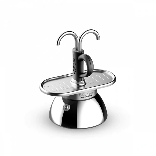 Bialetti 7310 Mini Express inox 2 személyes indukciós kotyogós kávéfőző szett