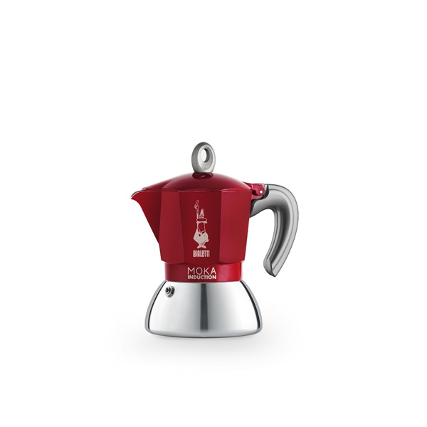 Bialetti Moka 6942 Induction piros 2 személyes indukciós kotyogós kávéfőző
