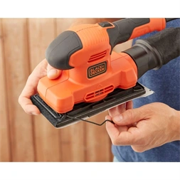 Black&Decker BEW220KAX-QS 150W kofferban 10 db csiszolópapírral vibrációs csiszoló