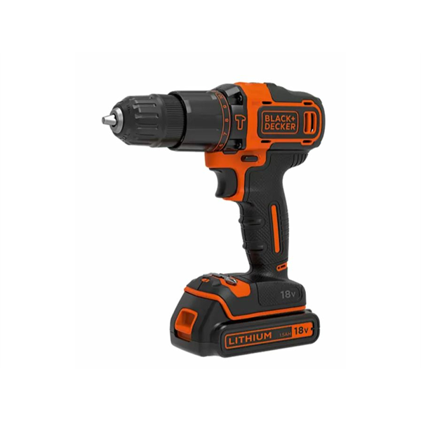 Black&Decker BDCDC18B 18V 1,5Ah 2 akkuval akkus fúró-csavarozó