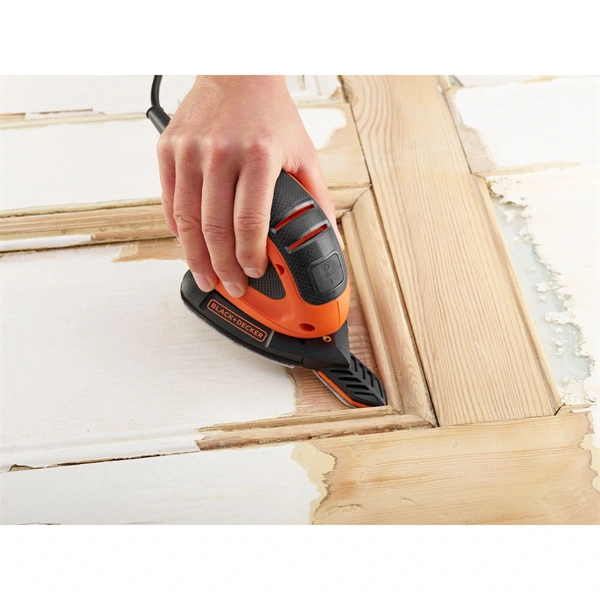 Black & Decker BEW230BCA-QS 55 W teljesítmény, csiszolópapír tartozékokkal deltacsiszoló