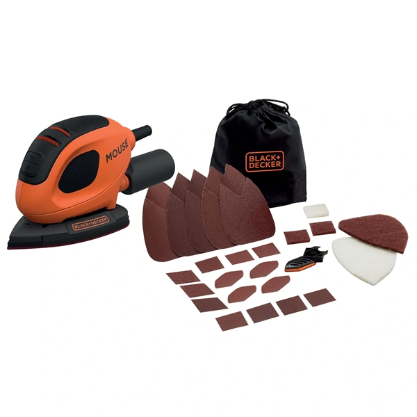Black & Decker BEW230BCA-QS 55 W teljesítmény, csiszolópapír tartozékokkal deltacsiszoló