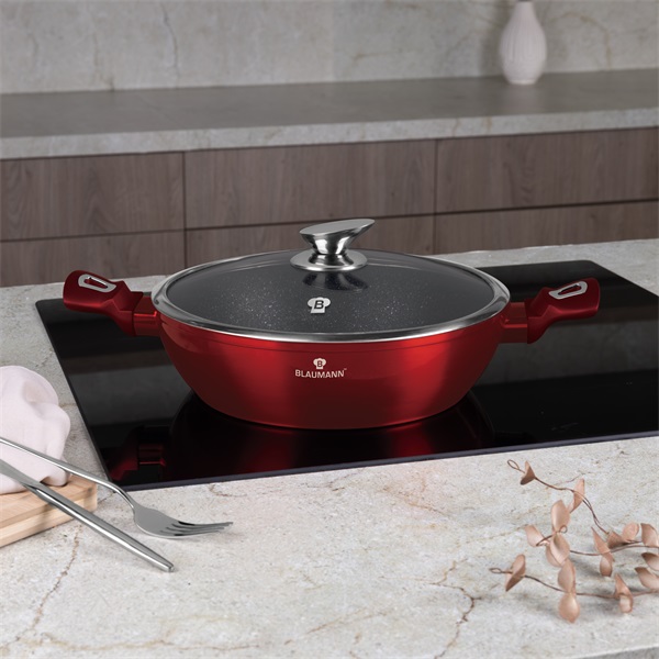 Blaumann BL-3984 Burgundy Collection 3,8L 28 cm alacsony lábas fedővel