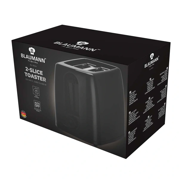 Blaumann BL-9004 fekete 2 szeletes kenyérpirító