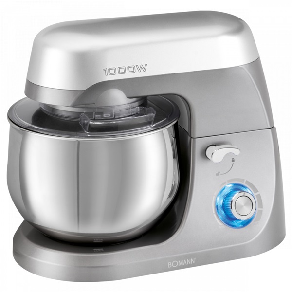 Bomann KM 6009 CB 1000W, 5L, titán konyhai robotgép