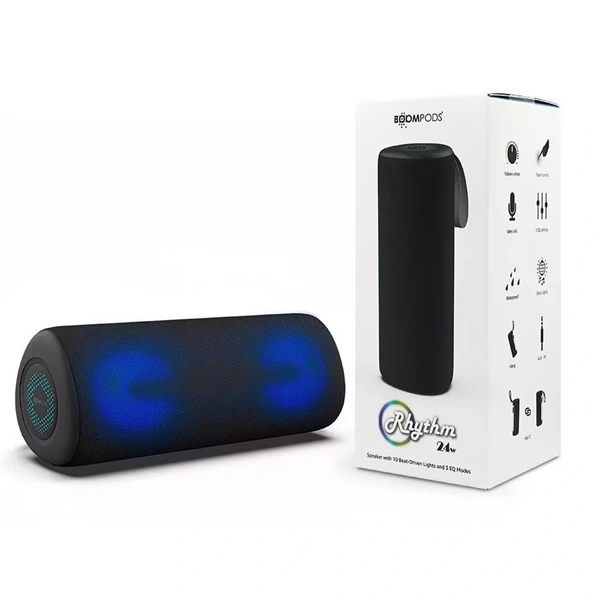 Boompods Rhythm 24 fekete bluetooth hangszóró
