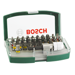Bosch 32 részes színjelöléses csavarozófej-készlet