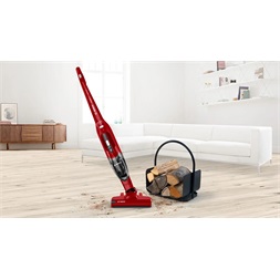 Bosch BBHF214R 2 az 1-ben akkumulátoros piros álló porszívó