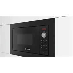 Bosch BFL623MB3 800W 20L fekete beépíthető mikrohullámú sütő