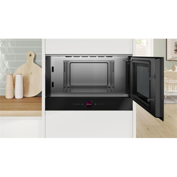 Bosch BFL7221B1 21 liter, fekete, beépíthető mikrohullámű sütő