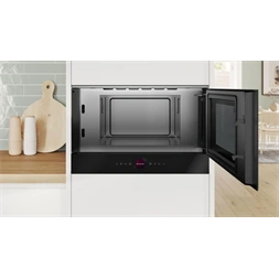 Bosch BFL7221B1 21 liter, fekete, beépíthető mikrohullámű sütő