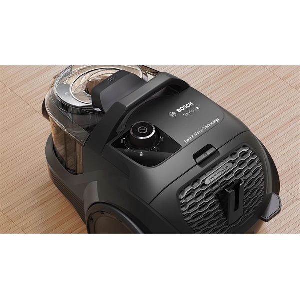 Bosch BGC21X300 Serie4 fekete porzsák nélküli porszívó (Újracsomagolt)