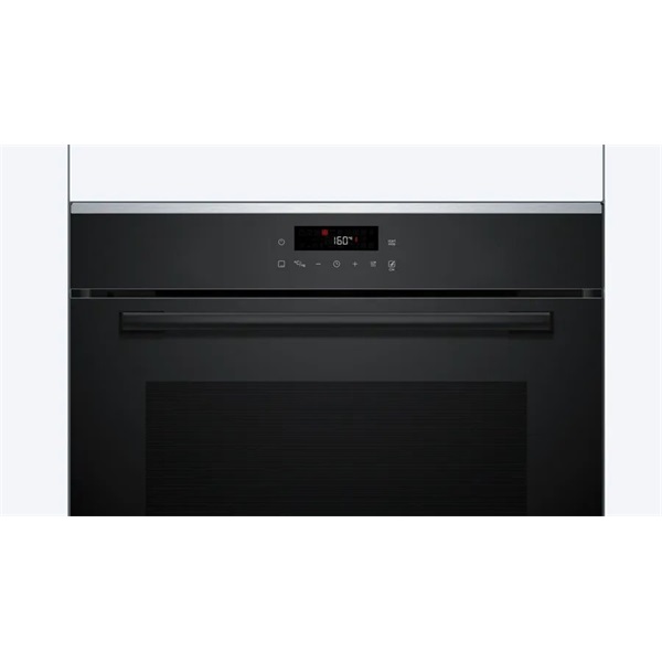 Bosch HBA272BB3 fekete, beépíthető, sütőtér:71L, grill, légkeverés, priolitikus tisztítás, sütő
