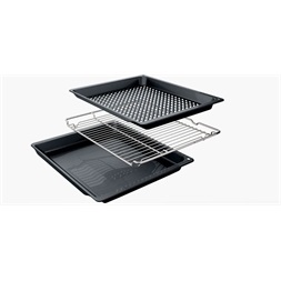 Bosch HBA272BB3 fekete, beépíthető, sütőtér:71L, grill, légkeverés, priolitikus tisztítás, sütő