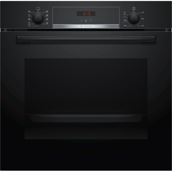 Bosch HBA534EB0 fekete, beépíthető, sütőtér: 71L, grill, hidrolitikus, sütő