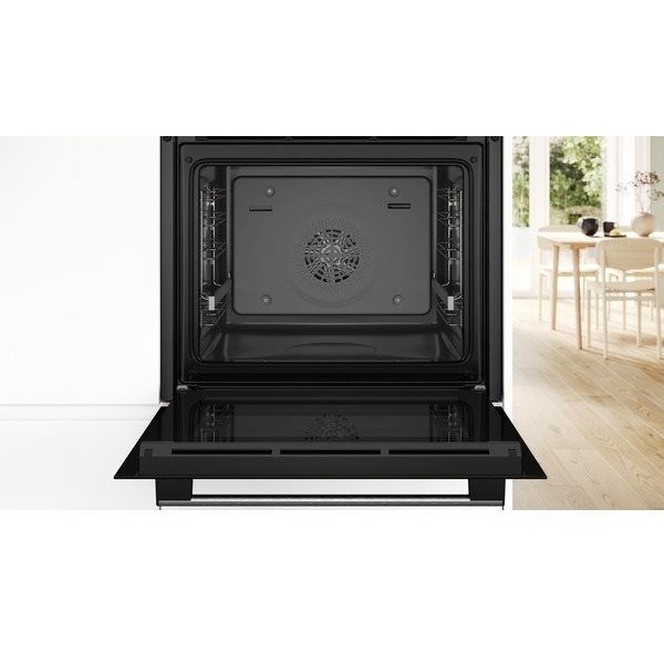 Bosch HBA534ES3 inox, beépíthető, sütőtér: 71L, légkeverés, sütő