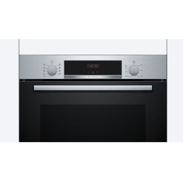 Bosch HBA534ES3 inox, beépíthető, sütőtér: 71L, légkeverés, sütő