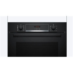 Bosch HQG572EB3 fekete, beépíthető, sütőtér: 71L, grill, légkeverés, sütő