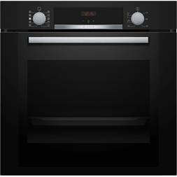 Bosch HRA334EB0 fekete, beépíthető, sütőtér: 71L, grill, légkeverés, hidrolitikus, sütő