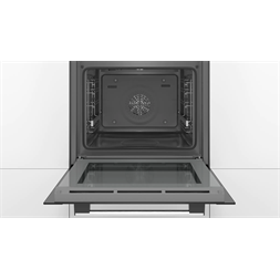 Bosch HRA334EB0 fekete, beépíthető, sütőtér: 71L, grill, légkeverés, hidrolitikus, sütő