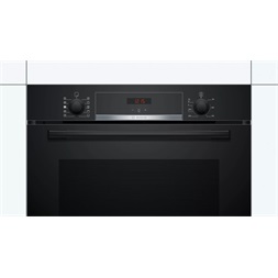 Bosch HRA534EB0 fekete, beépíthető, sütőtér: 71L, grill, légkeverés, hidrolitikus, sütő