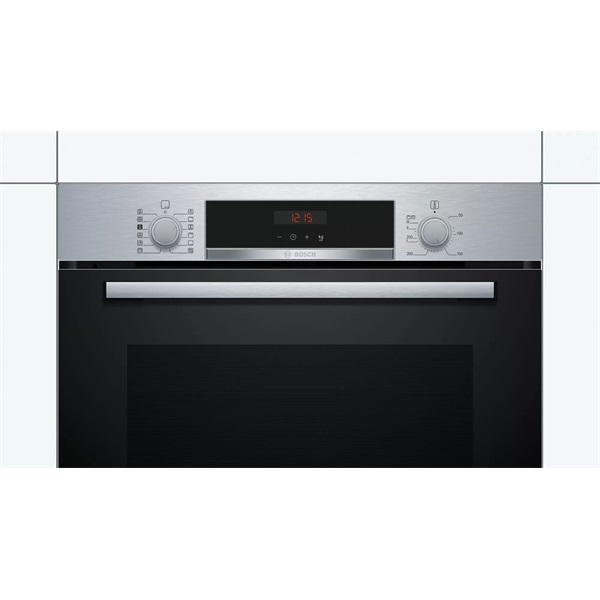 Bosch HRA574BS0 inox, beépíthető, sütőtér: 71L, légkeverés, pirolitikus, sütő