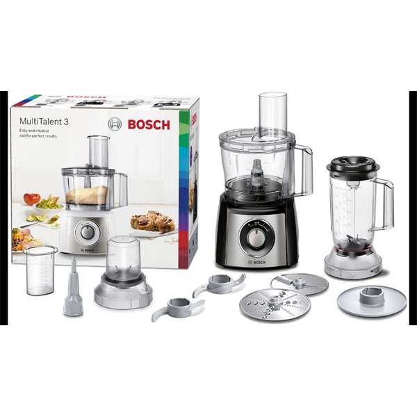 Bosch MCM3501M 800W, 2,3L, fekete kompakt konyhai robotgép