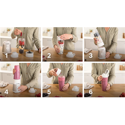 Bosch MMB2111T VitaPower Serie 0,6L ezüst smoothie turmixgép