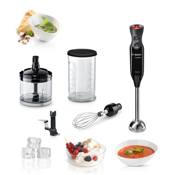 Bosch MS61B6170 ErgoMixx 3in1 fekete botmixer szett