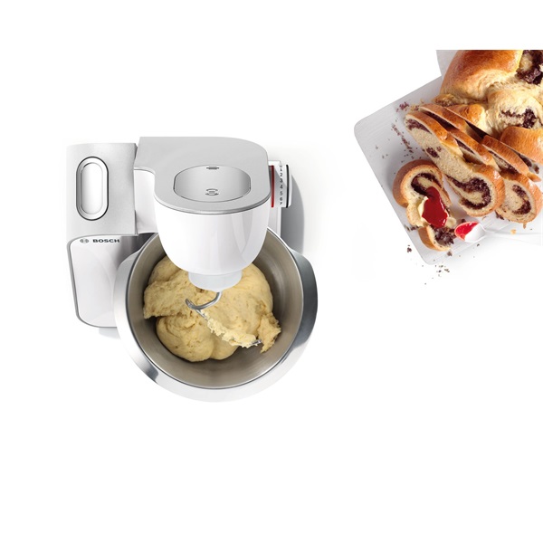 Bosch MUM58231 1000W, 3,9L, fehér-ezüst konyhai robotgép