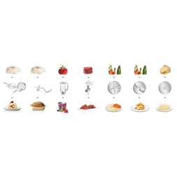 Bosch MUM58231 1000W, 3,9L, fehér-ezüst konyhai robotgép