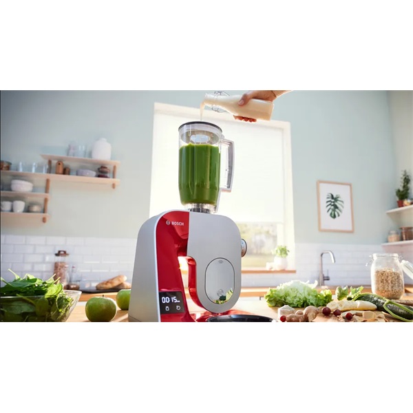 Bosch MUM5X720 1000W, 3,9L, vörös konyhai robotgép (Újszerű)