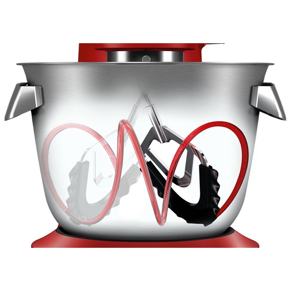 Bosch MUM9A66R00 1600W, 5,5L, vörös konyhai robotgép