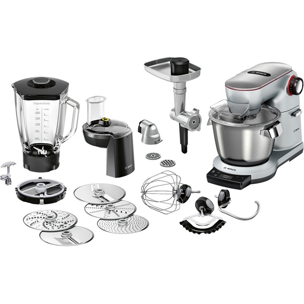 Bosch MUM9BX5S61 1500W, 5,5L, inox konyhai robotgép szett