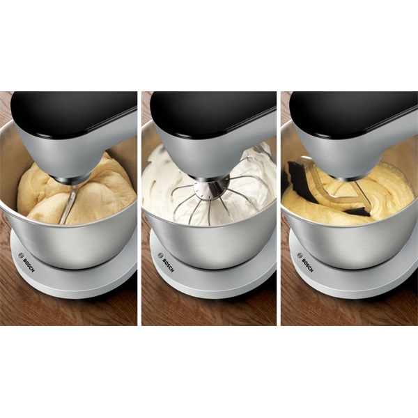 Bosch MUM9D33S11 1300W, 5,5L, ezüst konyhai robotgép