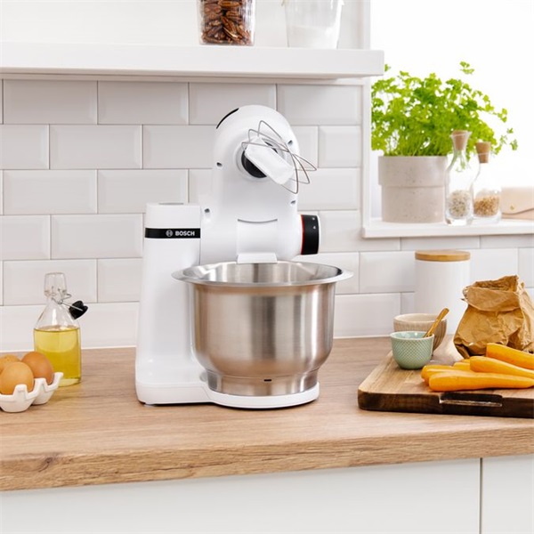 Bosch MUMS2EW40 700W, 3,8L, fehér konyhai robotgép szett (Újracsomagolt)