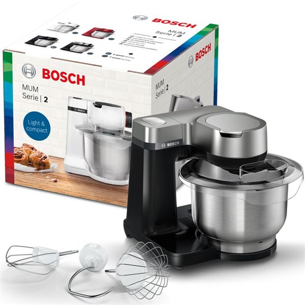 Bosch MUMS2VM00 900W, 3,8L, fekete konyhai robotgép